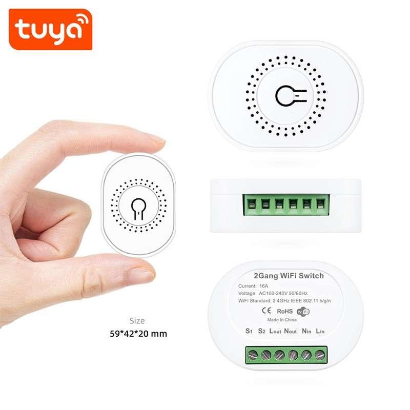Buy Tuya Smart Life 2 Gang Wifi Smart Switch- Computer Village Mart Ikeja  Lagos Nigeria-08060498353, 08063456676, 08105413032